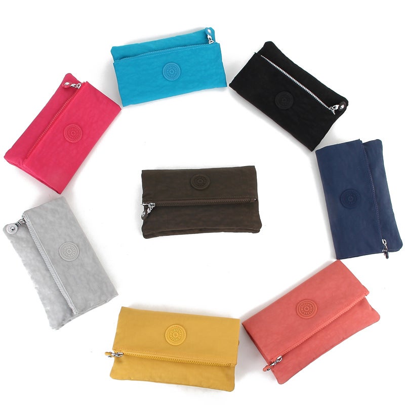 Flip Clutch Crossbody Bag Women'S Nylon Cloth Water-Repellent Simple Casual Lightweight Joker Small Shoulder Bag - Image 2