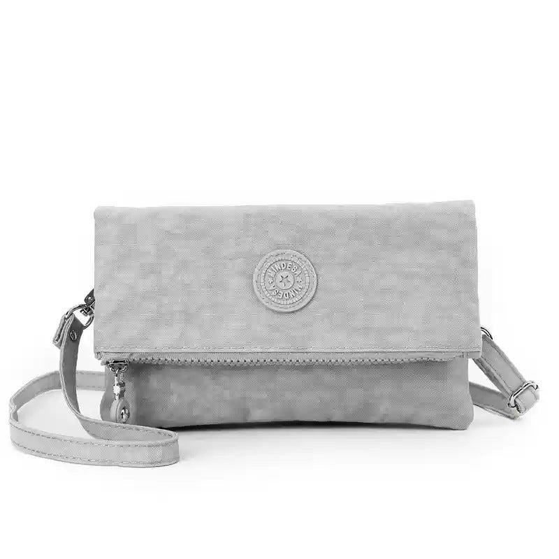 Flip Clutch Crossbody Bag Women'S Nylon Cloth Water-Repellent Simple Casual Lightweight Joker Small Shoulder Bag - Image 1