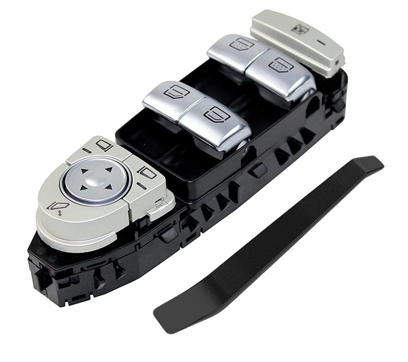 LEVANLIGHT Power Window Control Switch Driver Side Compatible with MercedesBenz Replace 2059056811 2229056800 W205 S205 C200 C300 GLC300 C450AMG C43 C43
