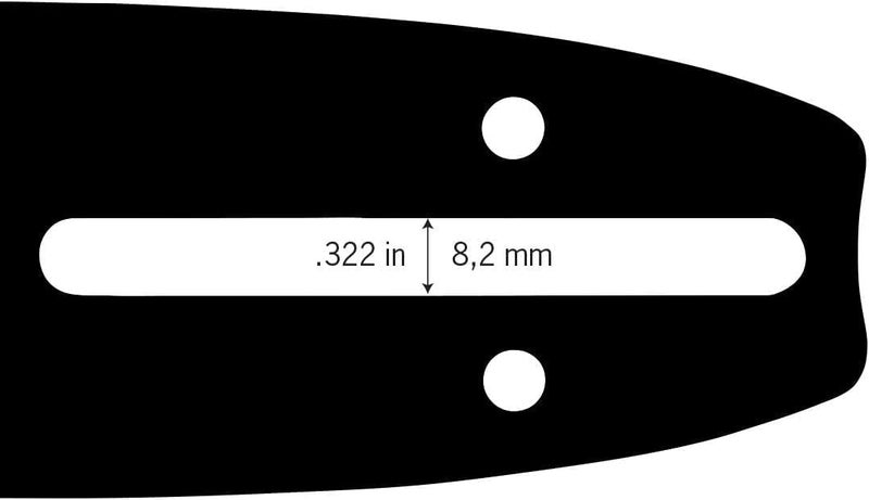 Oregon 180SDET041 .050" Gauge 3/8" Low Pro Pitch 18" Double Guard Bar - Image 2