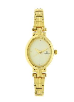 TITAN Titan Quartz Analog Champagne Dial Stainless Steel Strap Watch for Women  - Image 1