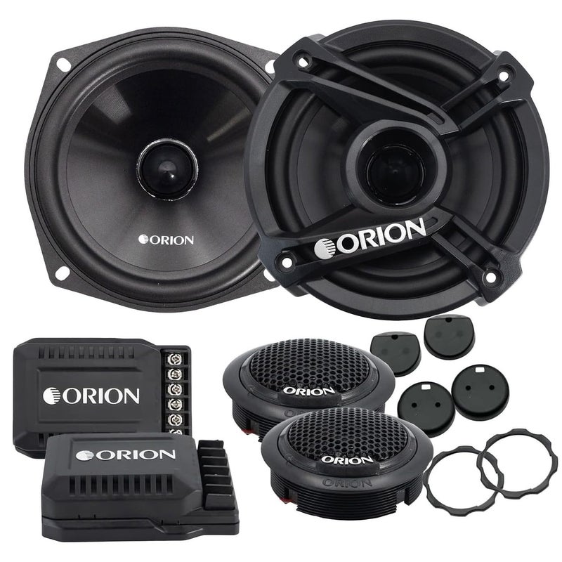 ORION Cobalt Series CB525C 2-Way Car Audio Component System - 5.25â€ Speakers, Full Range, Enhanced Bass, 240W, 4 Ohms, Easy Installation, 1â€ Silk Dome Tweeter, External Passive Crossover (Pair) - Image 1