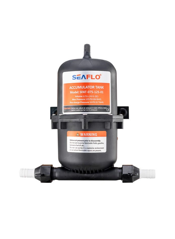 SEAFLO Coffee Water Accumulator Tank 0.75l 10psi 0.7 Boat Pump Pressure - Image 1