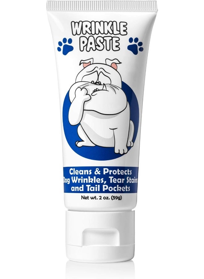Squishface Wrinkle Paste Cleans & Protects Dog WrinklesTear StainsAnd Tail Pockets  - Image 1