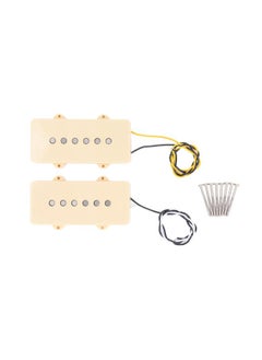 2Pcs Electric Guitar Pickup Set Alnico 5 Clear Sound Single Coil Pickup Set for Jazzmaster