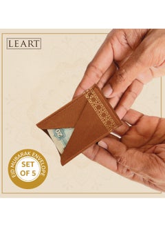 LeArt Leather Eid Envelopes - Eid Mubarak Envelopes | Eid Envelopes | Eid Decorations | Eid Envelopes for Kids (Multicolour)  - Image 4
