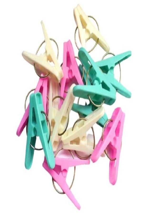 AASHU Clips for Clothes, Clothes Pin, Multicolor,Pack of 36 Pcs. - Image 1