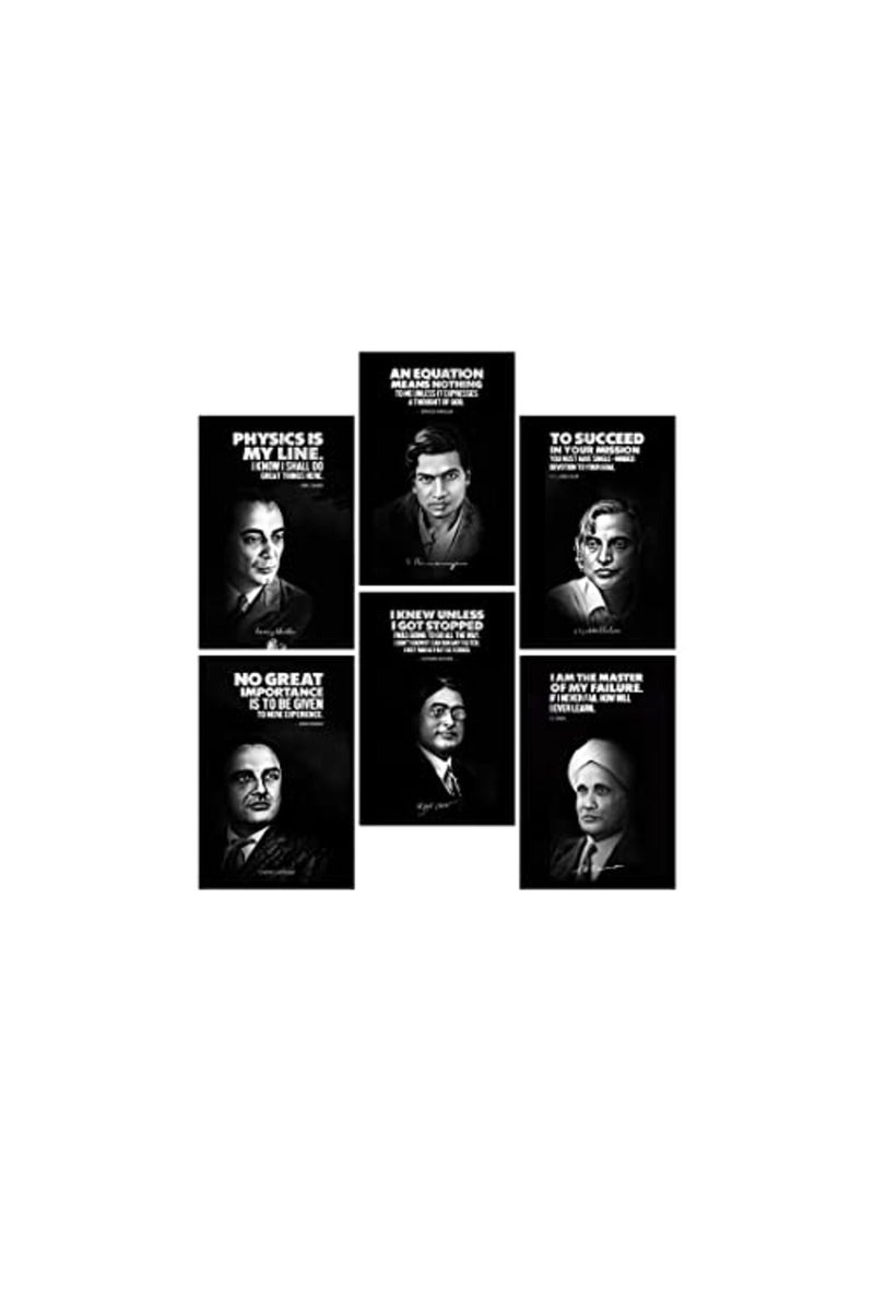 SWASUM Great Scientist Motivational Quotes Posters - Pack of 6 - Image 3