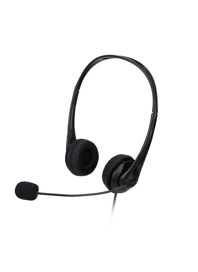 Generic - SY490MV Call Center Wired Headset Wired Control USB Port With Microphone Telephone Operator Headphone Noise Canceling for Computer Phones Desktop Boxes Black - Image 1