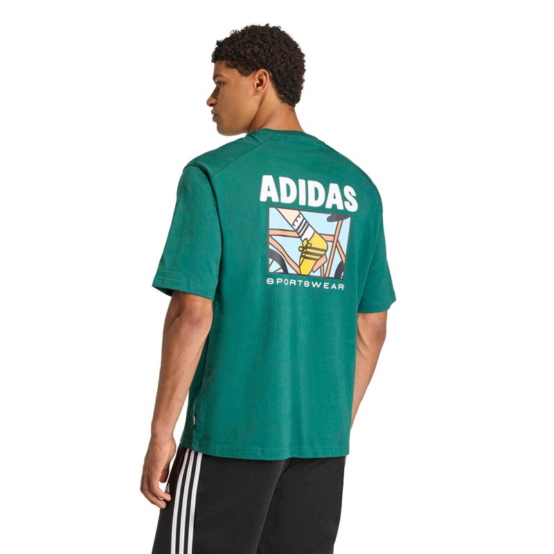 adidas Animal Pop Bike Graphic T-Shirt - Image 2
