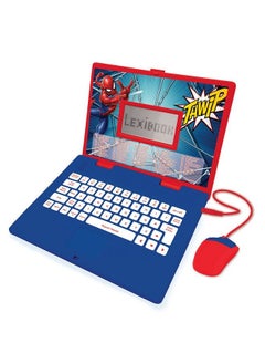 Lexibook SpiderMan  Educational And Bilingual Laptop SpanishEnglish  Toy For Child Kid Boys  Girls 124 Activities Learn Play Games And Music With Spiderman  RedBlue Jc598Spi2  - Image 2