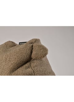 Extreme Lounging Extreme Lounging® - Original Mini Teddy Bean Bag for Kids - Made in UK - Premium Quality Double Stitched Bean Bag - Cosy, Warm & Comfortable - Soft & Lightweight with 2 Teddy ears - Color Mink  - Image 4