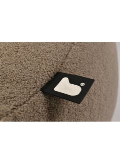 Extreme Lounging Extreme Lounging® - Original Mini Teddy Bean Bag for Kids - Made in UK - Premium Quality Double Stitched Bean Bag - Cosy, Warm & Comfortable - Soft & Lightweight with 2 Teddy ears - Color Mink  - Image 5