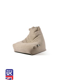 Extreme Lounging Extreme Lounging® - Original Mini Teddy Bean Bag for Kids - Made in UK - Premium Quality Double Stitched Bean Bag - Cosy, Warm & Comfortable - Soft & Lightweight with 2 Teddy ears - Color Mink  - Image 1