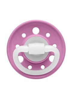 nip Cherry Round Latex Soother, Narrower Round Teat Cherry Shape, Nursing Friendly, Size 1, From 0 Months, Latex, Peach And Pink, Pack Of 2  - Image 2