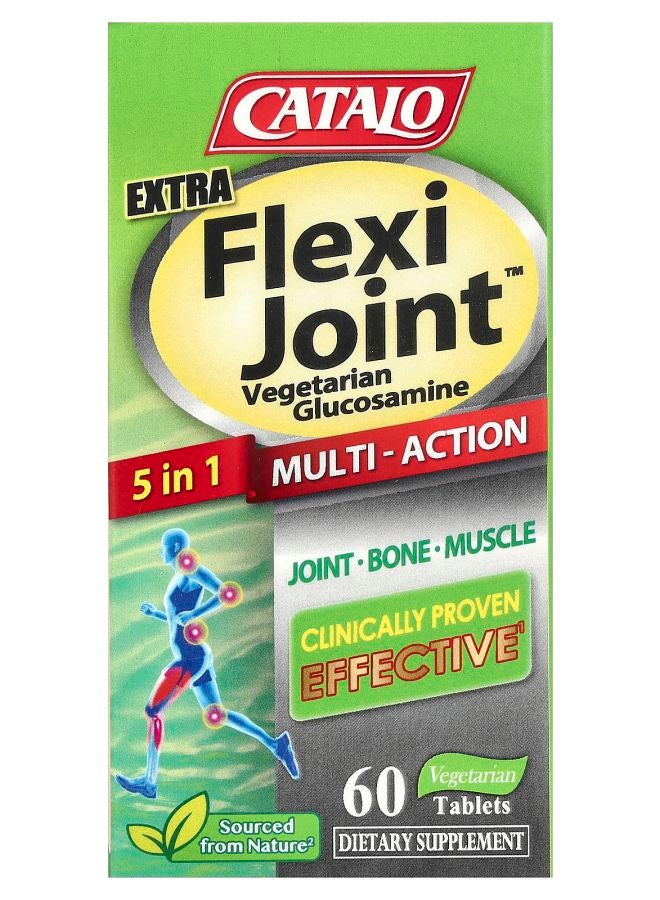 CATALO Extra Flexi Joint™ Vegetarian Glucosamine 60 Vegetarian Tablets - Image 1