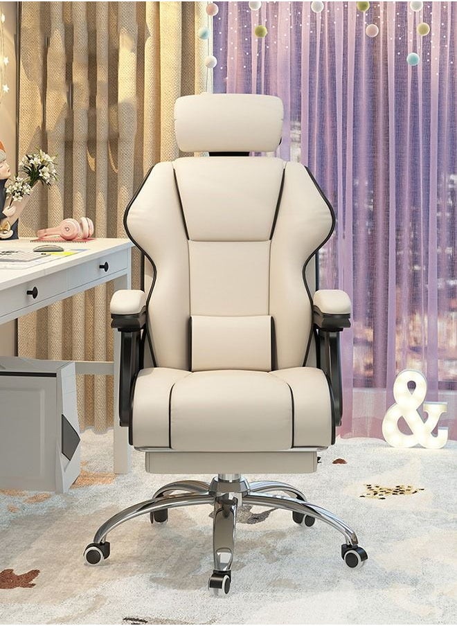 Comfortable and Sedentary Office Chairs for Home Use, Dormitory Backrest Chairs, Anchor Lift Esports Sofa Chairs(White) - pzsku/Z955B1DE6BF57A6297E4CZ/45/_/1685069950/7d1ea3e9-0dab-4725-8adf-e4f98b69cc7d