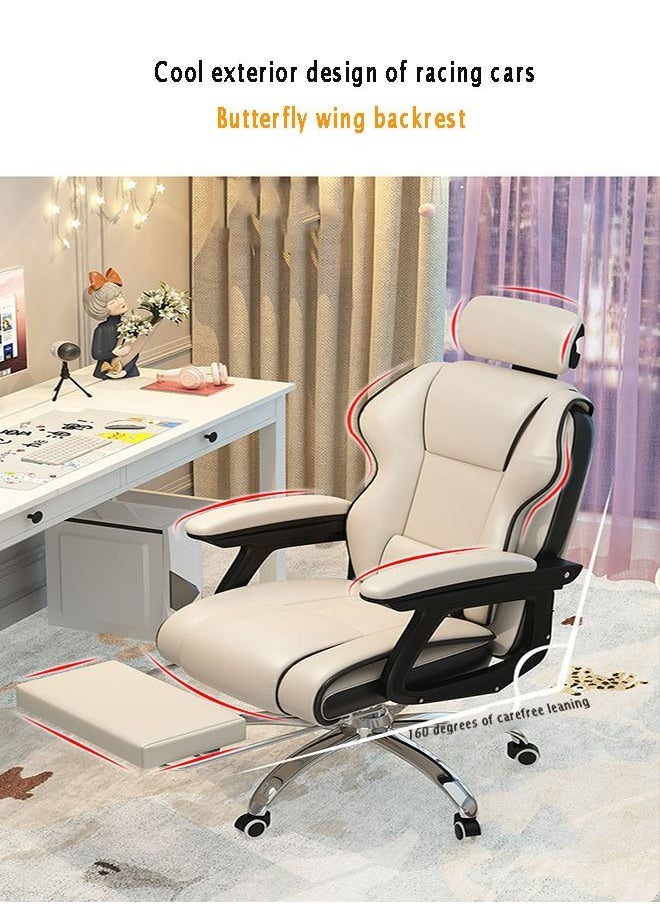 Comfortable and Sedentary Office Chairs for Home Use, Dormitory Backrest Chairs, Anchor Lift Esports Sofa Chairs(White) - pzsku/Z955B1DE6BF57A6297E4CZ/45/_/1685069952/33d5a6e2-7634-4b86-8430-1b3efb17251b