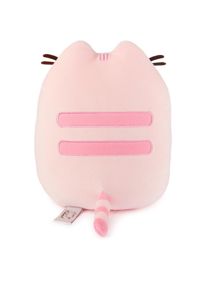 GUND Pusheen Cherry Macaron Squisheen Plush, Squishy Toy, Collectible Dessert Food Toy, Cat Stuffed Animal for Ages 8 and Up, Pink, 9.5” - Image 5