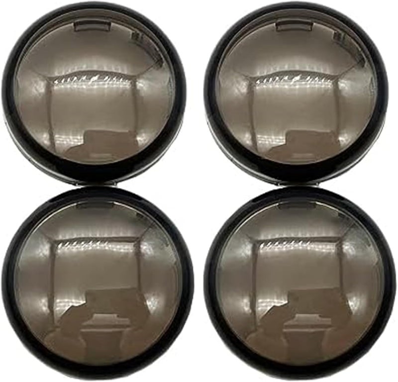Vuzmode 2 Inch Bullet Turn Signal Light Lens Cover - Black Smoke (4PCS) - Image 1