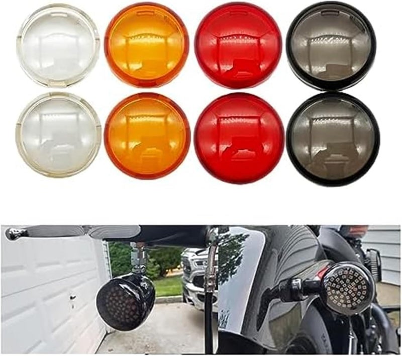 Vuzmode 2 Inch Bullet Turn Signal Light Lens Cover - Black Smoke (4PCS) - Image 2