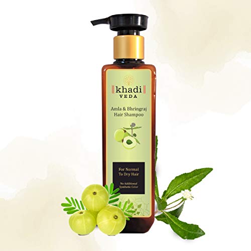 Khadi Veda Amla Bhringraj Shampoo & Conditioner Combo - 200 ml. - Image 2