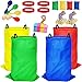 Websonaw 32 Pcs Outdoor Games Potato Sack Race Bags for Kids Adults Bean Bag Toss Game 3 Legged Race Bands Egg Spoon Relay Race Game Carnival Outside Yard Lawn Games for Easter Christmas Birthday Party - Image 3