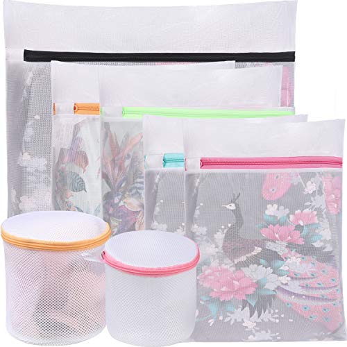 BAGAIL Laundry Bags Mesh Wash Bag for Intimates Lingerie and Delicates,7Pcs(1XL,2L,2M,2 Bra Bags) - Image 1