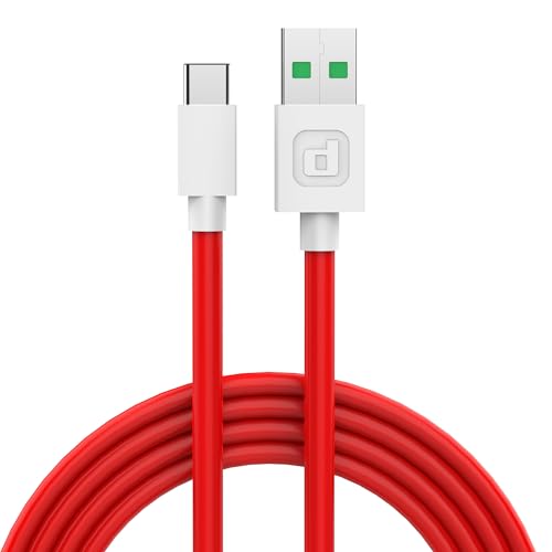 Dubstep Blaze Ultra 50W USB Type C Cable 3.5 A 1 m Supports All Fast Charging Technologies (Compatible with Mobile, Tablet, Laptop, Speakers, Red, One Cable) - Image 1