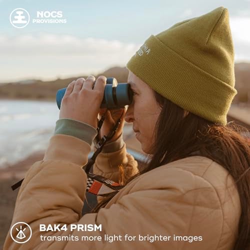 Nocs Provisions Field Issue Compact 8x32 Waterproof Binoculars, Shockproof, Fogproof, 8X Magnification, Bak4 Prism, Multi-Coated Lenses for Adults & Kids, Bird Watching, Hunting & Wildlife Viewing - Image 5