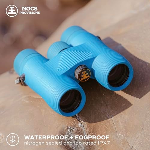 Nocs Provisions Field Issue Compact 8x32 Waterproof Binoculars, Shockproof, Fogproof, 8X Magnification, Bak4 Prism, Multi-Coated Lenses for Adults & Kids, Bird Watching, Hunting & Wildlife Viewing - Image 4