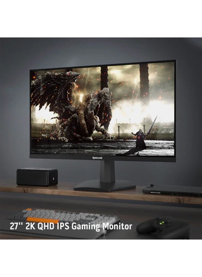 REDRAGON 27 inch OPAL QHD 2K 165hz 1ms Gaming Monitor HDMI, VGA, G-SYNC, DisplayPort, Audio output (3.5mm Headphone Jack), Modes (Standard, Movie, FPS, RTS, EyeSaver) GM27X5QIPS-L  - Image 2