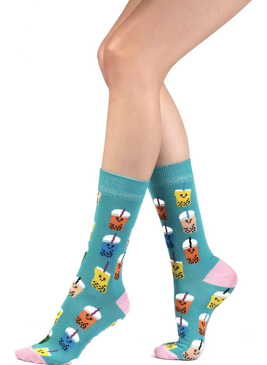 Set of 4 Fun Patterns Women's Socks - pzsku/Z955BA912E767834080ABZ/45/_/1728060310/5e1b4a61-1ad2-4c7d-81e5-bd988cf4263b