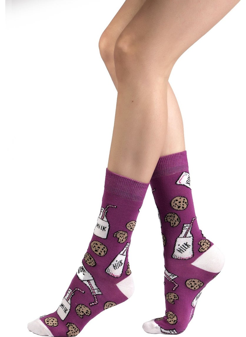 Set of 4 Fun Patterns Women's Socks - pzsku/Z955BA912E767834080ABZ/45/_/1728060313/3deb60da-9720-4fcb-b294-589ac46205db