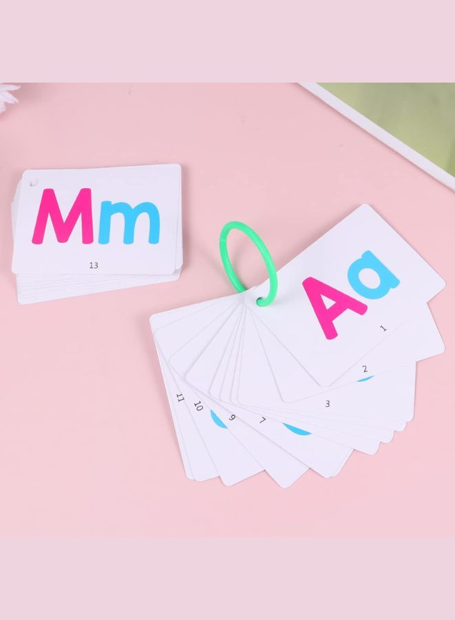 Educational Flash Cards Pocket Card Preschool Teaching Cards for kids, 27 Cards, Alphabet - Image 2