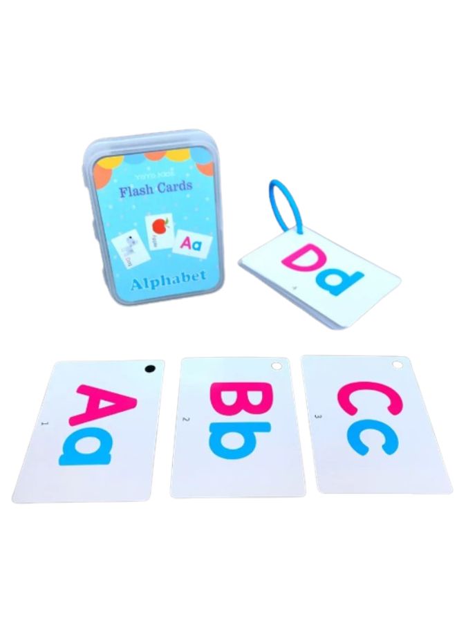 Educational Flash Cards Pocket Card Preschool Teaching Cards for kids, 27 Cards, Alphabet - Image 1