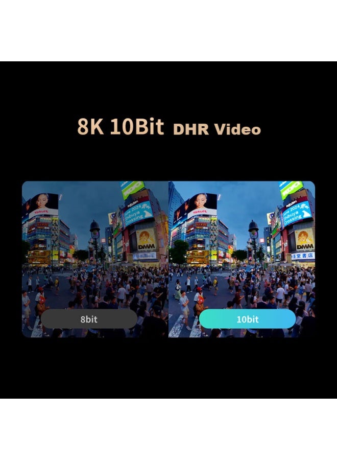 Kandao Sees Qoocam3ultra Action Camera, 10-bit Color, 8k High-definition, Waterproof And Shockproof 360-degree Panoramic Camera For Skiing, Motorcycling, And Vlogging - Image 2