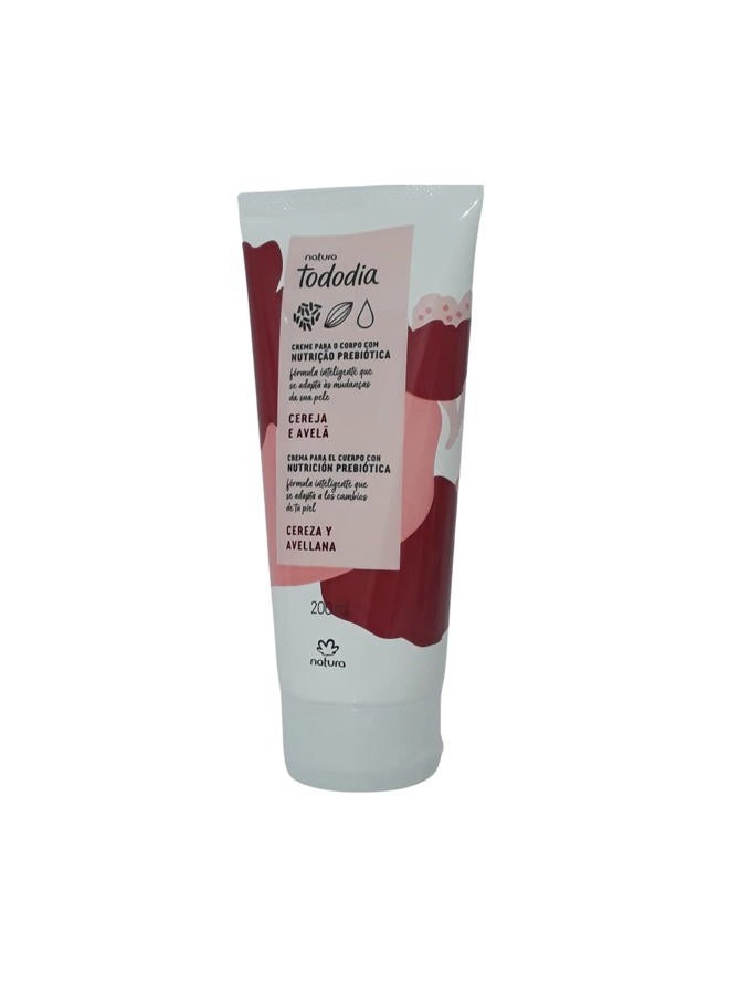 Natura - Linha Todo Dia (Cereja e Avela) - Creme Hidratante Nutritivo para o Corpo 200 Ml - (Every Day (Cherry Hazelnut) Collection - Body Nourishing and Moisturizing Cream 6.76 Fl Oz) - Image 1