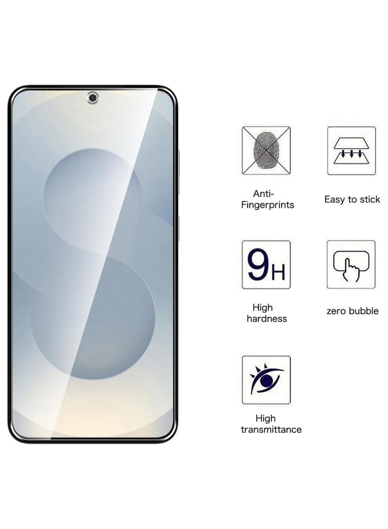 DUSALA 2 Pack Screen Protector for Samsung Galaxy S24 FE Tempered Glass Screen Shatterproof Anti Scratch Glass HD Clear compatible with Samsung Galaxy S24 FE - Image 2