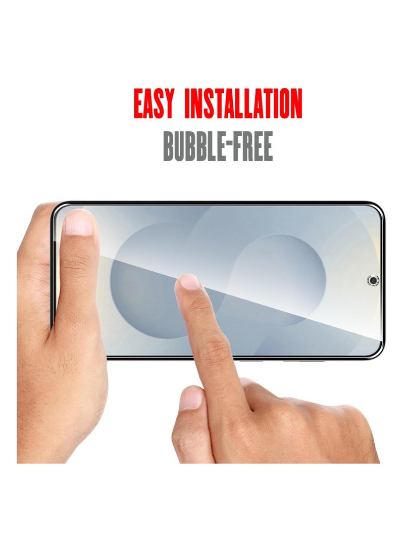 DUSALA 2 Pack Screen Protector for Samsung Galaxy S24 FE Tempered Glass Screen Shatterproof Anti Scratch Glass HD Clear compatible with Samsung Galaxy S24 FE - Image 5