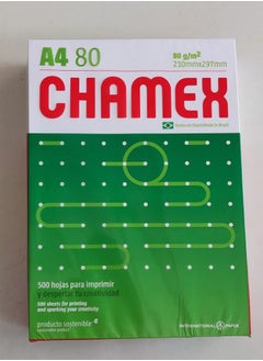 CHAMEX A4 copy paper from Chemex, 80 grams, Brazilian made, 500 sheets  - Image 3