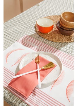 Powder Striped Feather Pattern 4-Piece Placemat Set - pzsku/Z955BE4CC6D961A7D24D7Z/45/_/1725722930/d472f166-d7c1-441a-8159-24ed95ceccba