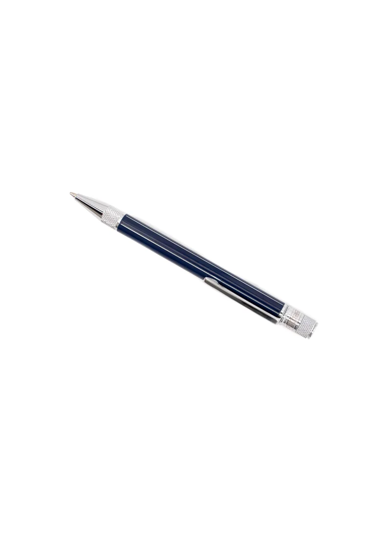 Ancora Omas Chic Blue – Chrome Edition | Luxury Ballpoint Pen | Inspired by the 1950s | Italian Craftsmanship