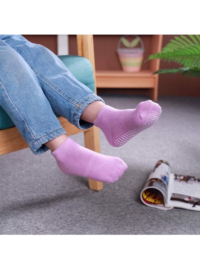 6-Pack Baby Non Slip Ankle Socks with Non Skid Soles For Infants Toddlers Under 1 year old  - Image 4