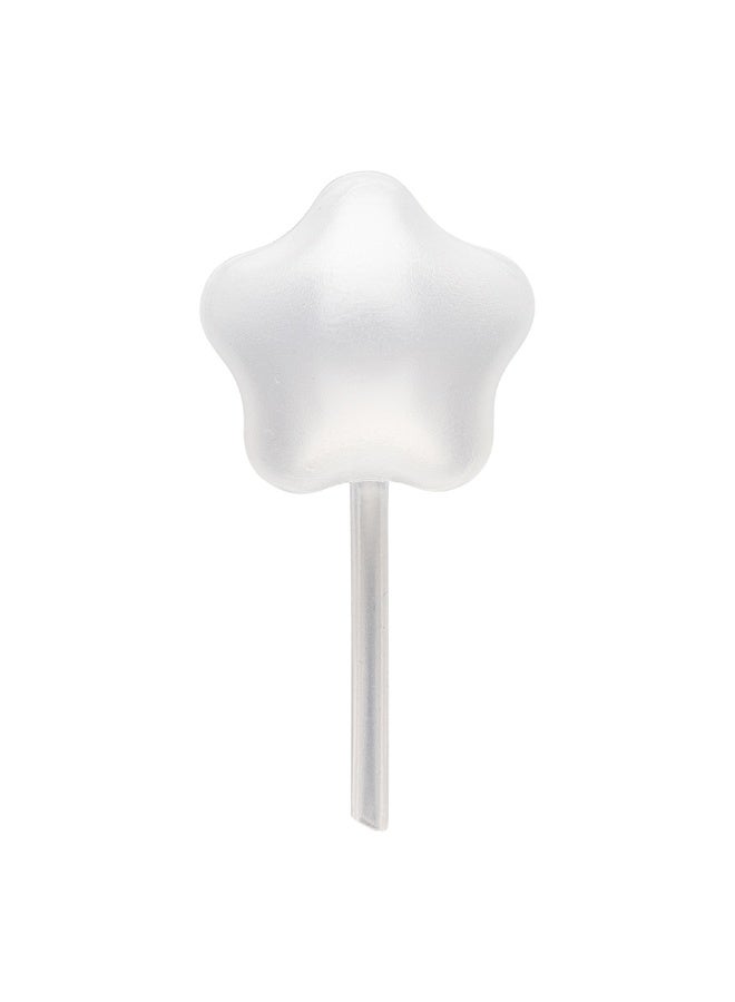 Restaurantware قطّارات بيبتيد من غاسترو ساينس سعة 4 مل، 500 قطّارة ضغط قابلة للتصرف - من البلاستيك الغذائي، على شكل نجمة، شفافة، لملء الزينة أو الصلصات، للكعك - Image 1