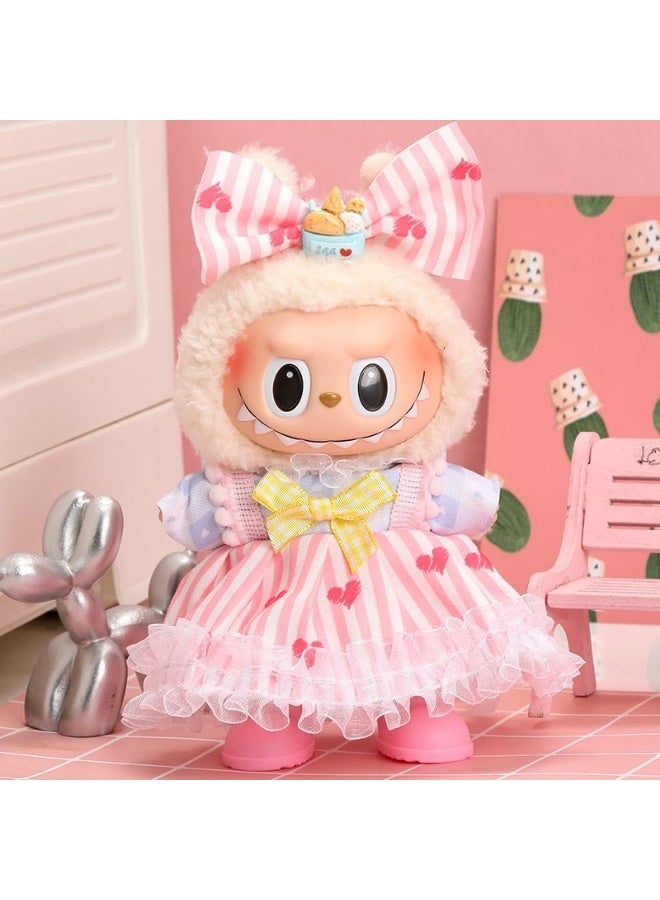 XFXINGFU Doll Clothes for Labubu- Clothes Outfit Set for 17cm labubu - Image 1