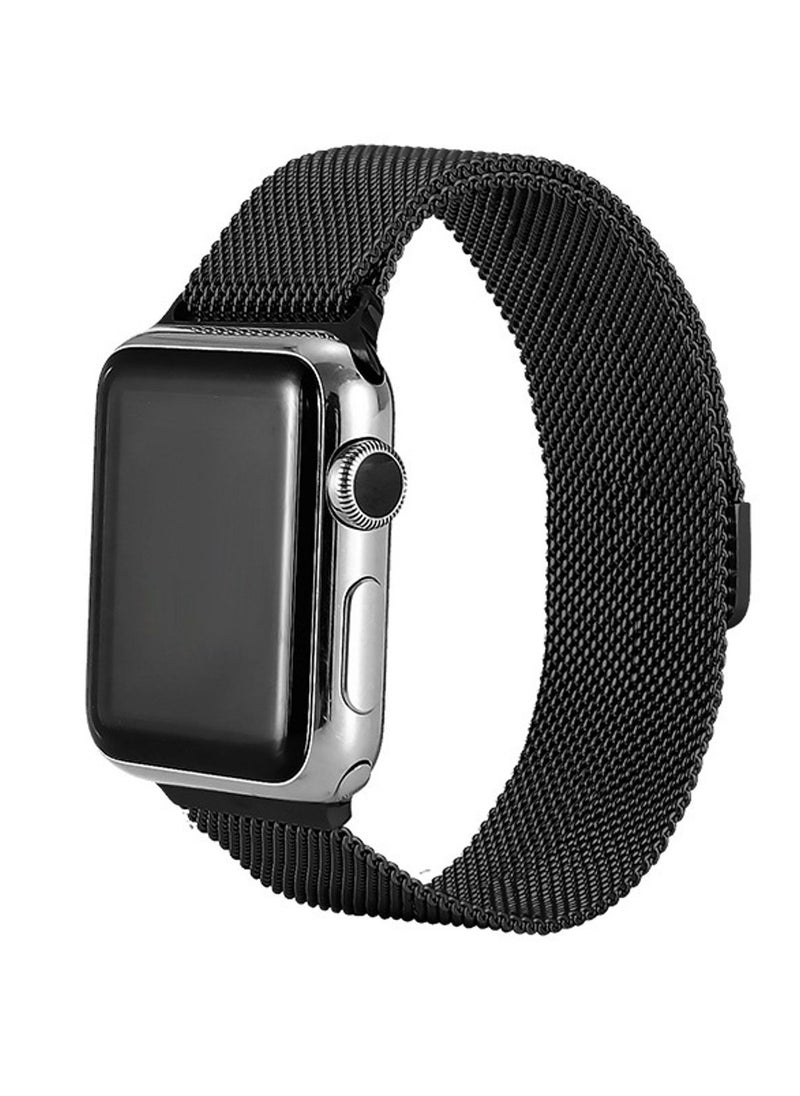 Aikanbo - 3 pieces for Apple iwatch 42/44/45/49mm watch straps, compatible with iWatch series, magnetic metal watch straps, gold/silver/black - Image 1