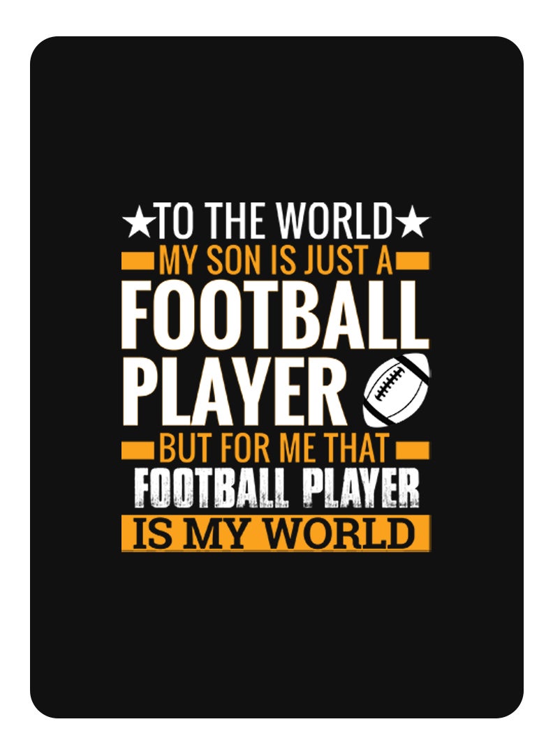 Theodor Protective Flip Case For Samsung Galaxy Tab S6 With Trifold Stand Auto Wake Sleep Shockproof Cover Football player copy - Image 1
