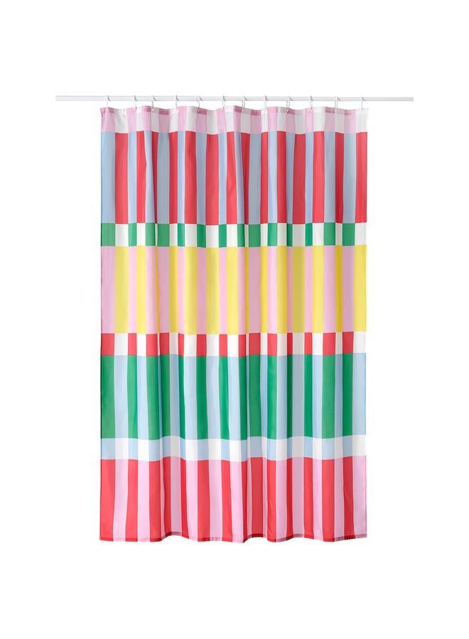 erorex Shower curtain, multicolour, 180x200 cm - Image 1