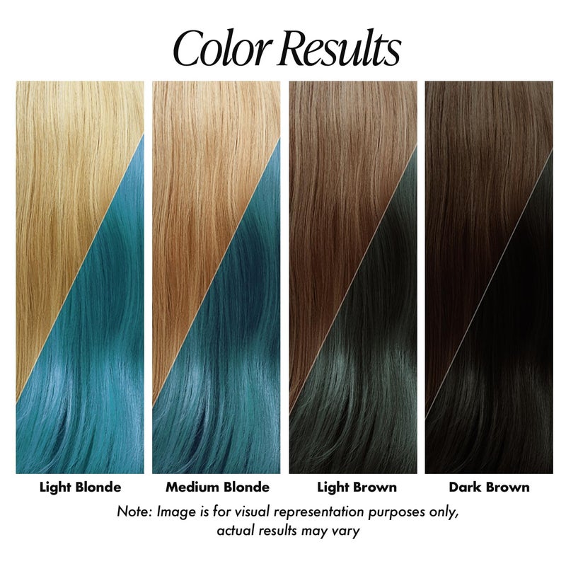 Adore Semi Permanent Hair Color (117 Aquamarine) | Vegan & Cruelty-Free Blue Hair Dye | No Ammonia, No Peroxide, No Alcohol | 4 Fl Oz (Pack of 1) - Image 3